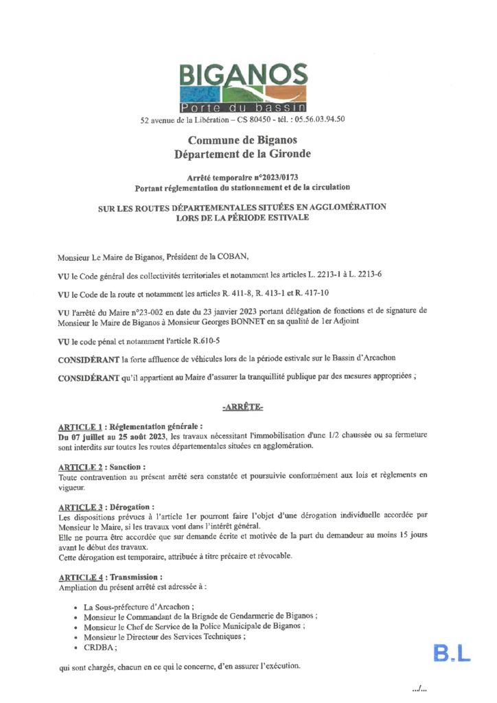 thumbnail of ARRETE 2023-0173 – DEPARTEMENTALES